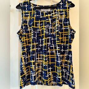 Kasper sleeveless suit shirt